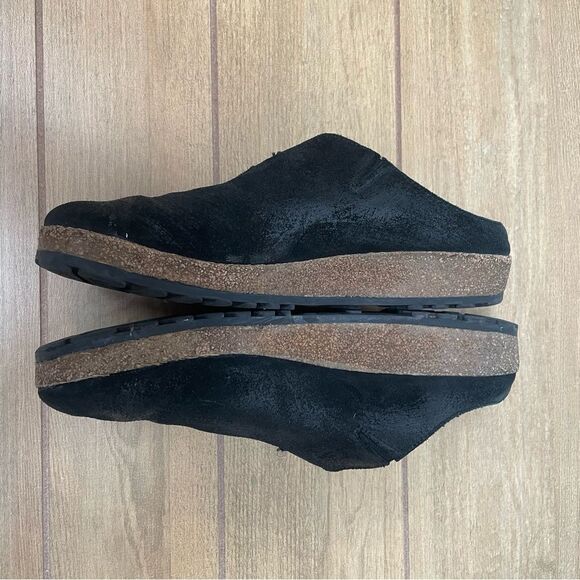 Haflinger Adventure in Black, Sz 41 (US 10) Leather Ukraine Made Lagenlook Artsy - Picture 4 of 10